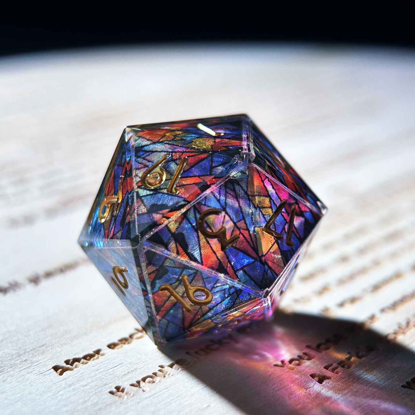 HAOMEJA Double Layered Resin Dice Set 7pcs (Various Colors)